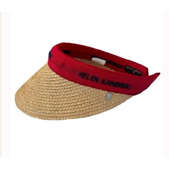 Helen Kaminski Visor Straw Bianca Slide On Visor Raffia Summer Vacation Beach main image 4